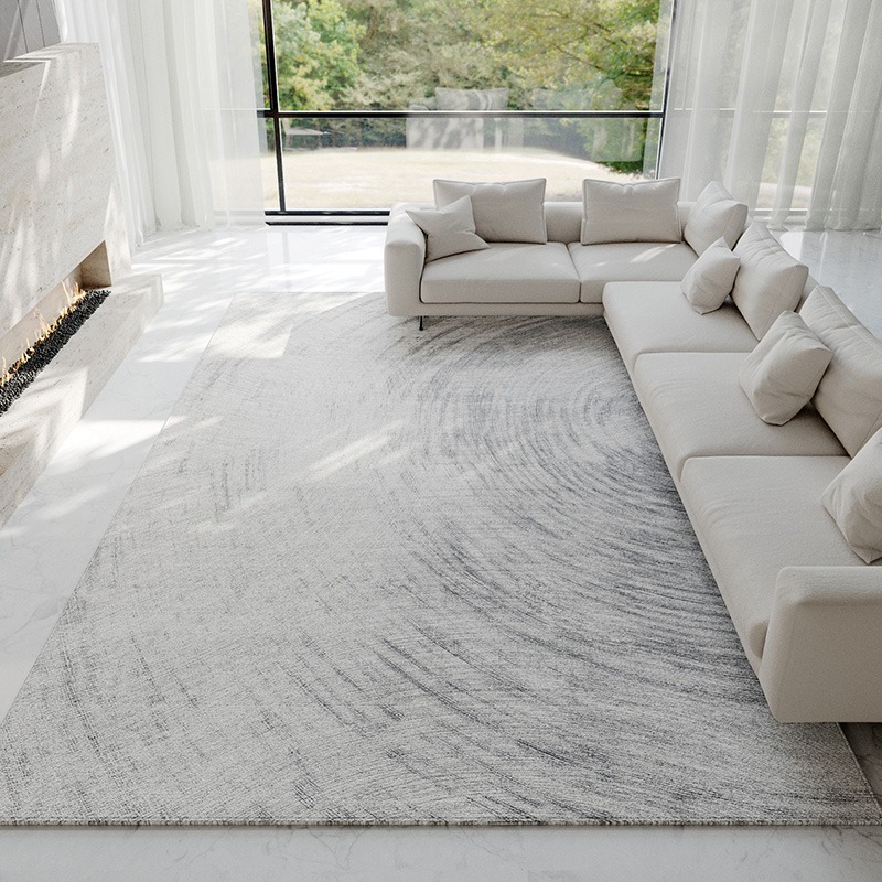 Luxury Home Textiles Usa - مجردة رمادي فاتح السجاد الحديثة الفاخرة