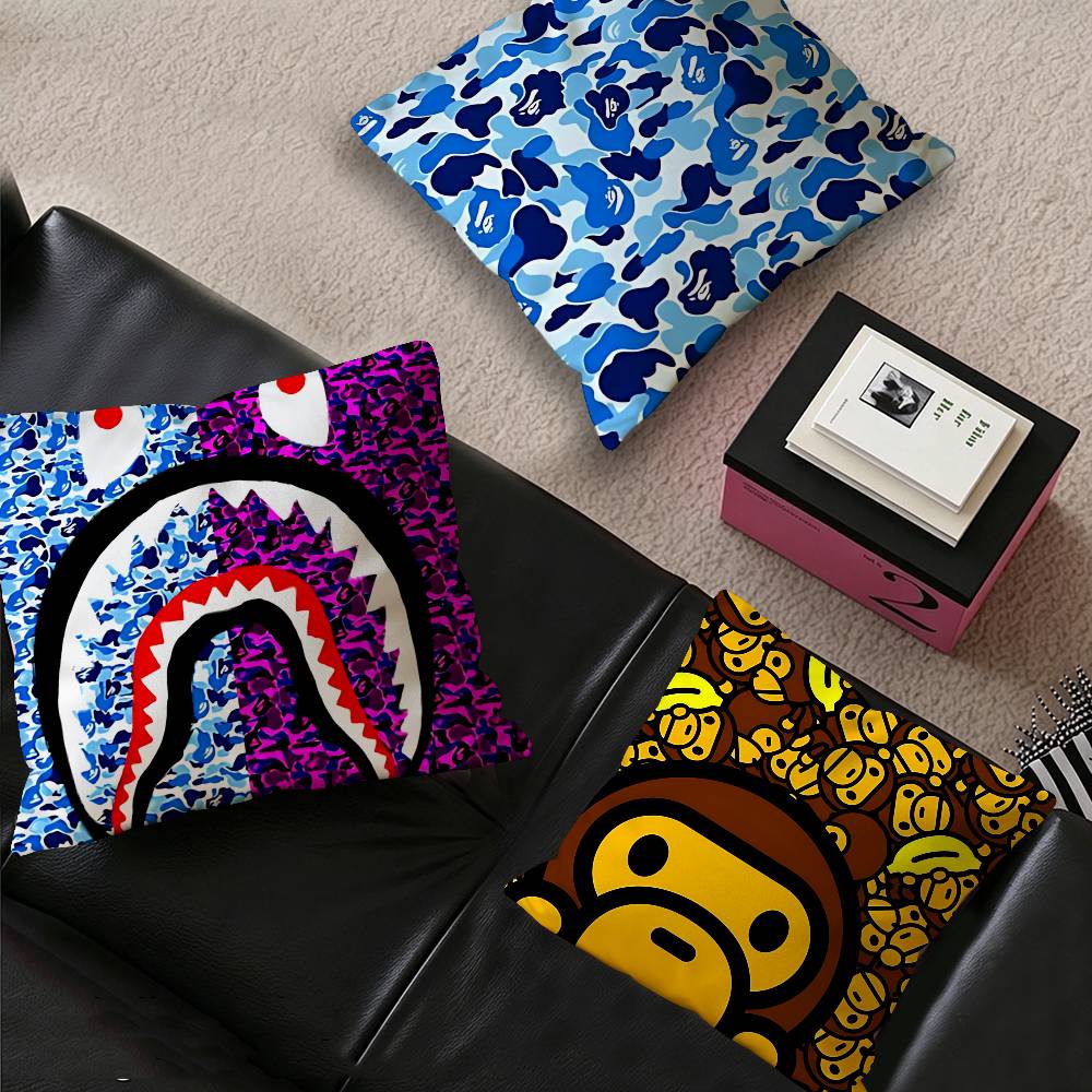 Luxury Home Textiles Usa - غطاء وسادة فاخر من B-Bapes كهدية