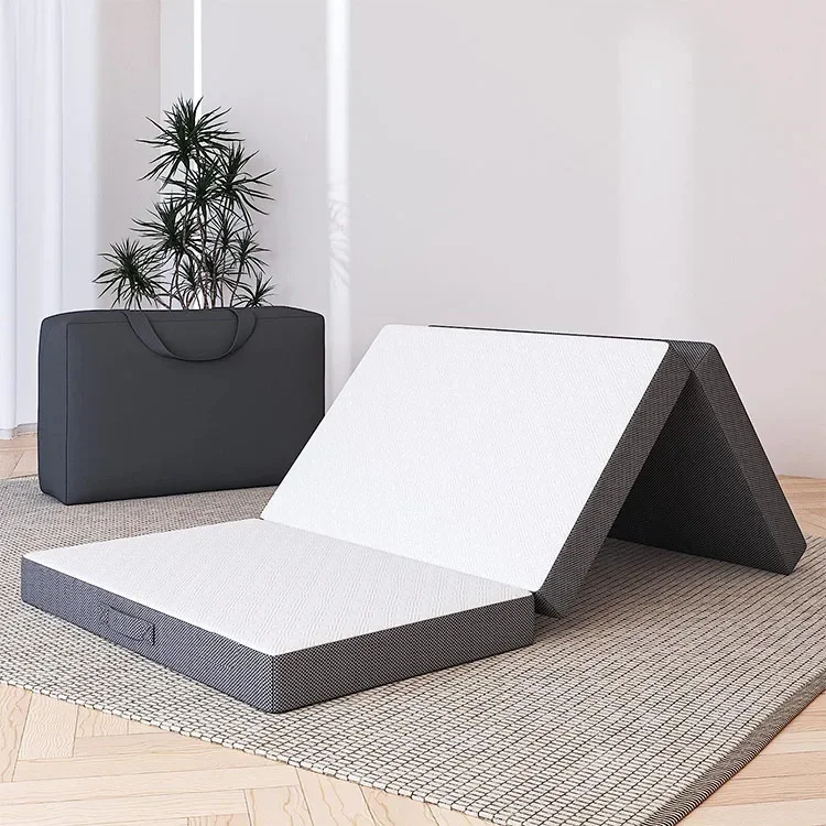 Memory Foam Topper - 2026 غطاء مرتبة محمول ثلاثي الطيات