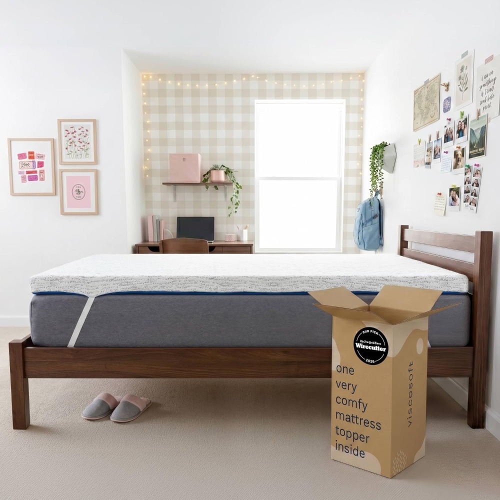 Memory Foam Topper - غطاء فراش من الفوم المضغوط مقاس