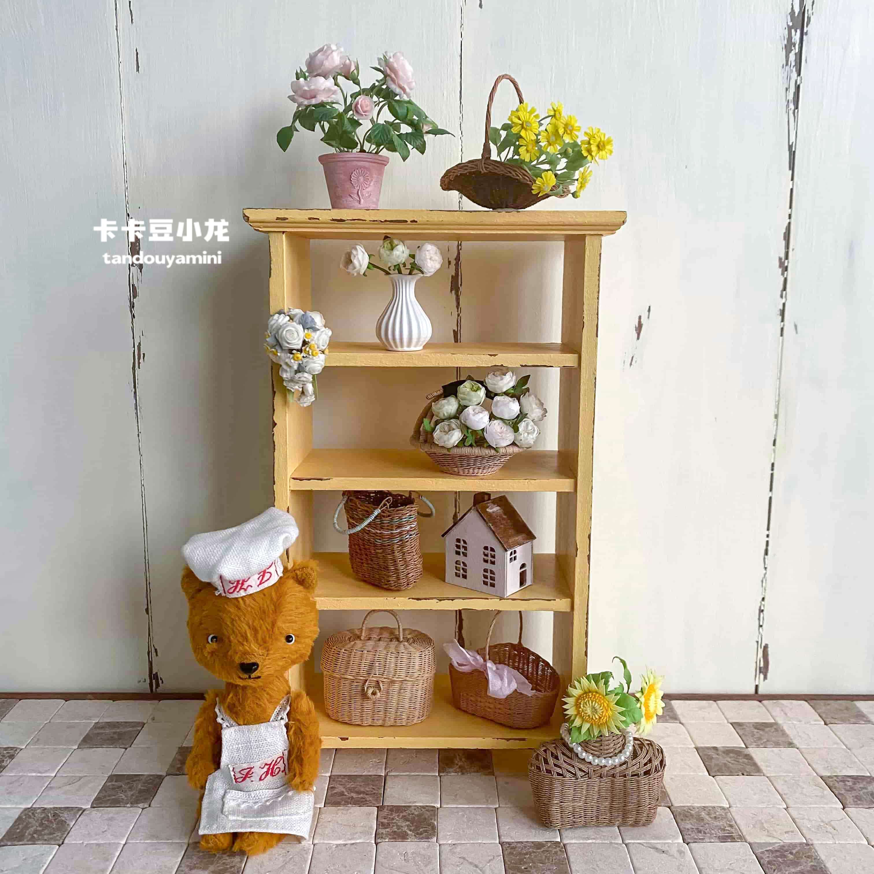 إكسسوارات أثاث مصغرة لبيت الدم - مراجعة Vintage Home Textiles وسعره