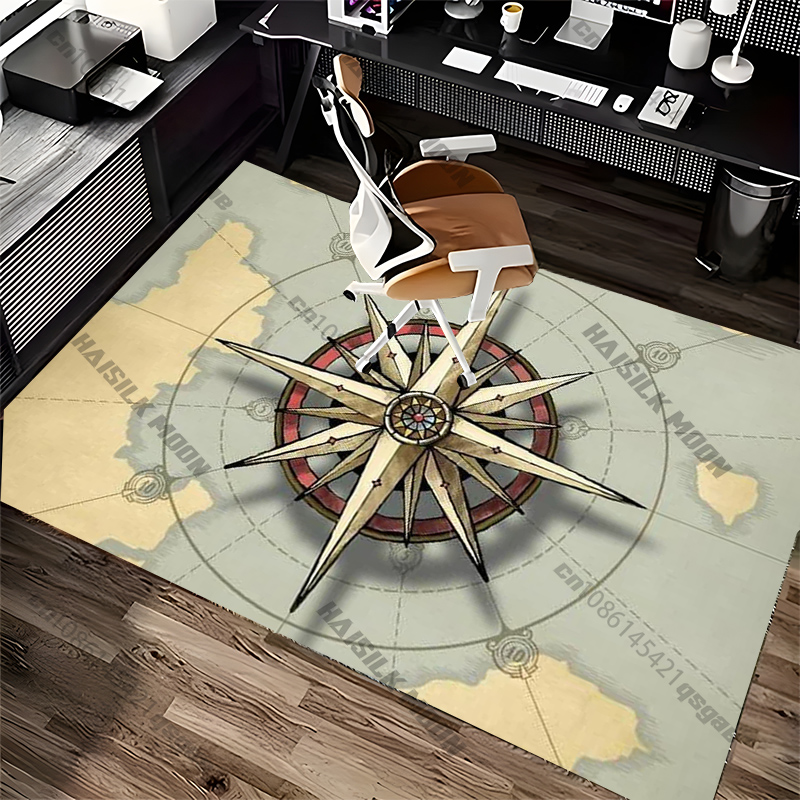 سجادة بتصميم البوصلة للمساحات  - مراجعة Luxury Home Textiles Usa وسعره