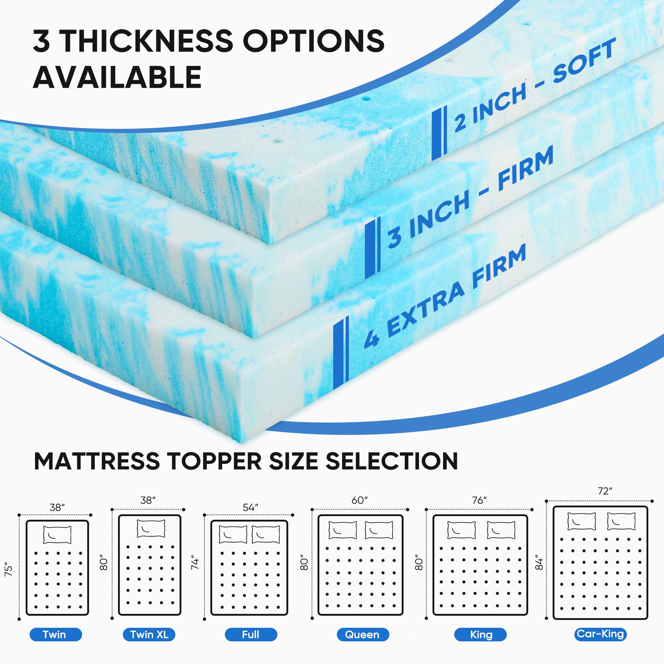 طبقة علوية للمرتبة من الفوم ال - مراجعة Memory Foam Topper وسعره