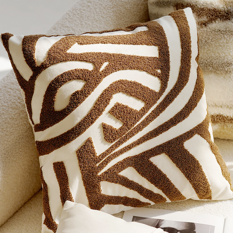45x45 سنتيمتر البني خمر الشمال - مراجعة Luxury Home Textiles Usa وسعره