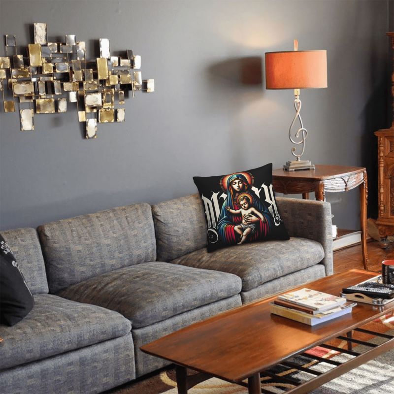 مخصص ماري أم يسوع الفاخرة رمي  - مراجعة Luxury Home Textiles Usa وسعره