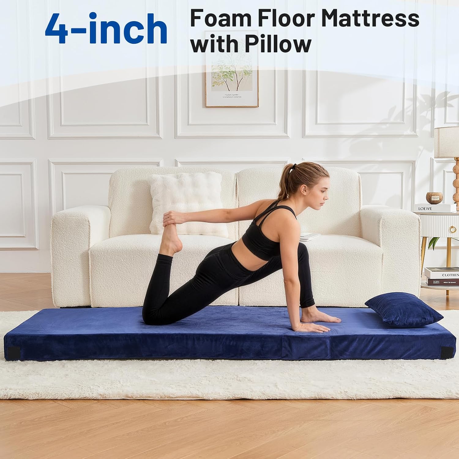فراش تخييم من الفوم الذاكر مع  - مراجعة Memory Foam Topper وسعره