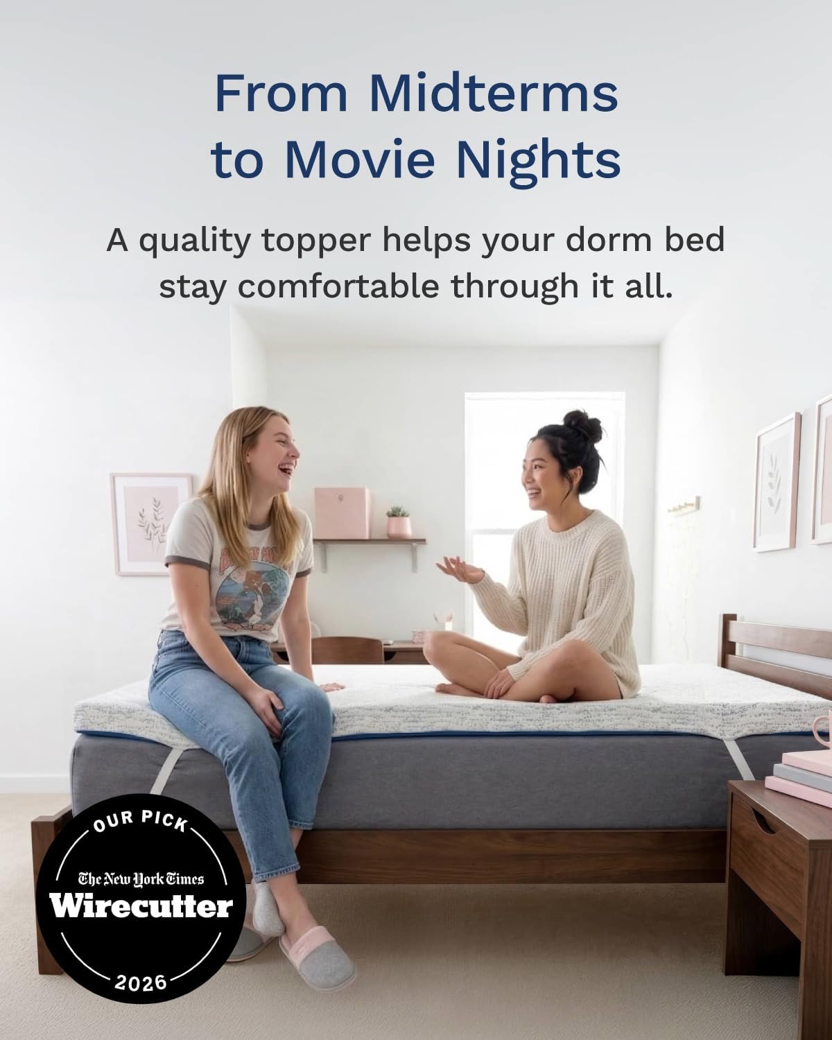 غطاء فراش من الفوم المضغوط مقا - مراجعة Memory Foam Topper وسعره
